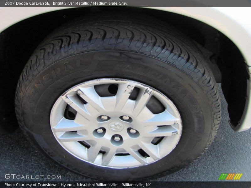 Bright Silver Metallic / Medium Slate Gray 2007 Dodge Caravan SE