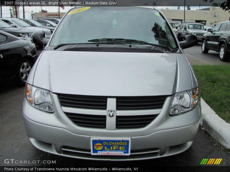Bright Silver Metallic / Medium Slate Gray 2007 Dodge Caravan SE