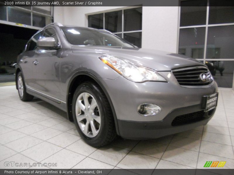 Scarlet Silver / Graphite 2008 Infiniti EX 35 Journey AWD