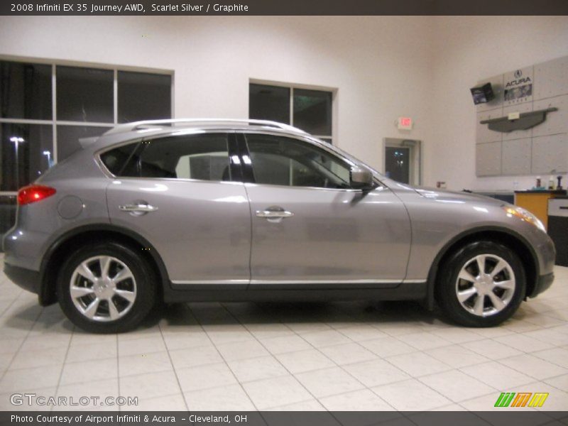 Scarlet Silver / Graphite 2008 Infiniti EX 35 Journey AWD