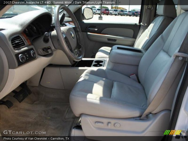  2007 Avalanche LT 4WD Dark Titanium/Light Titanium Interior