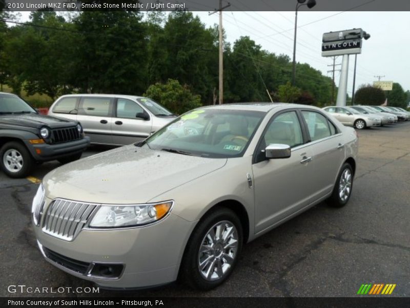 Smoke Stone Metallic / Light Camel 2010 Lincoln MKZ FWD