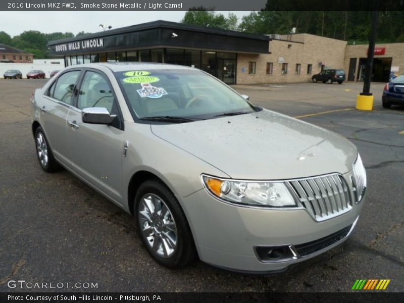Smoke Stone Metallic / Light Camel 2010 Lincoln MKZ FWD