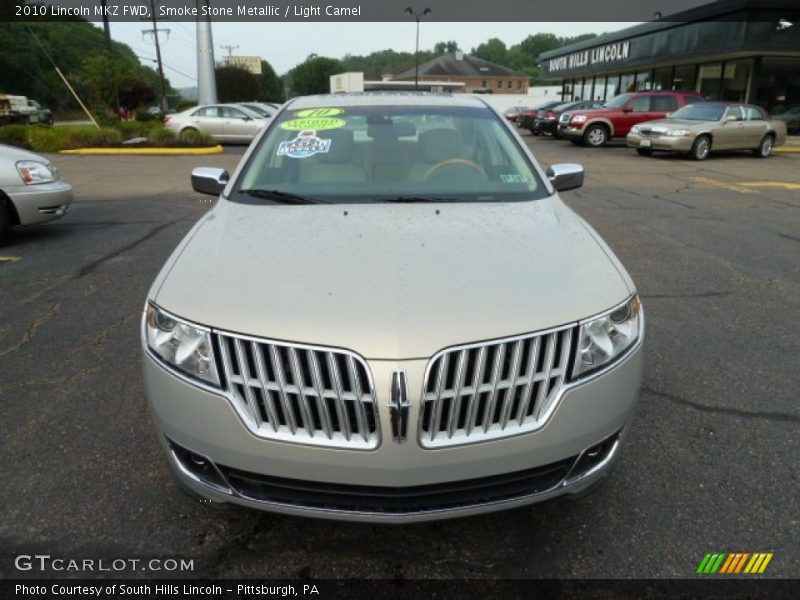 Smoke Stone Metallic / Light Camel 2010 Lincoln MKZ FWD
