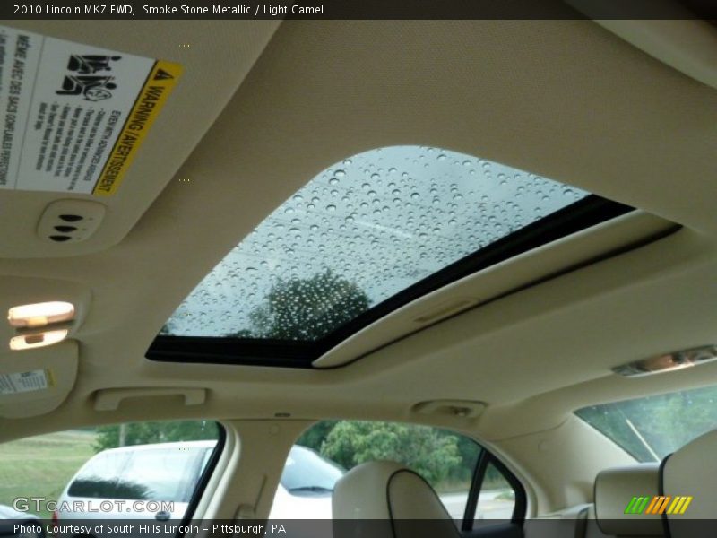 Smoke Stone Metallic / Light Camel 2010 Lincoln MKZ FWD