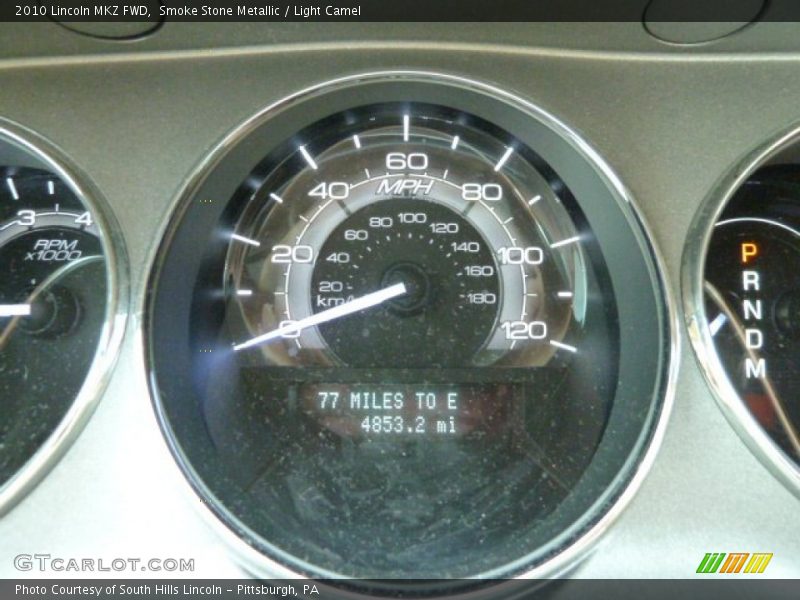 Smoke Stone Metallic / Light Camel 2010 Lincoln MKZ FWD