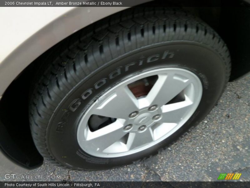 Amber Bronze Metallic / Ebony Black 2006 Chevrolet Impala LT