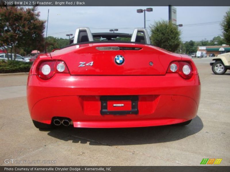 Bright Red / Black 2005 BMW Z4 2.5i Roadster
