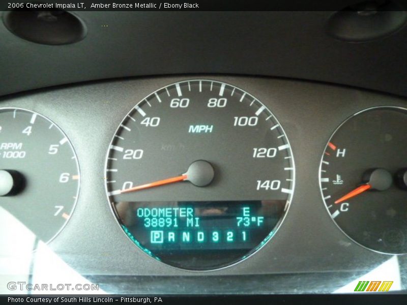 Amber Bronze Metallic / Ebony Black 2006 Chevrolet Impala LT