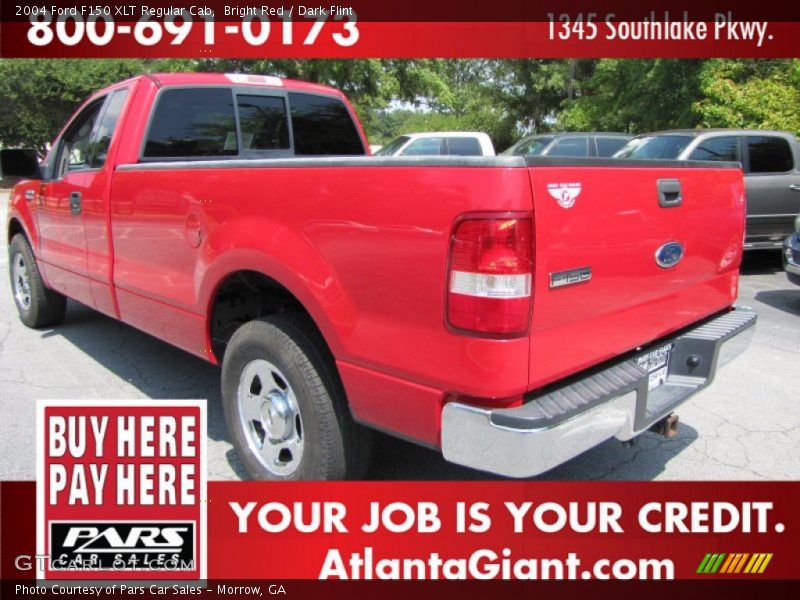 Bright Red / Dark Flint 2004 Ford F150 XLT Regular Cab