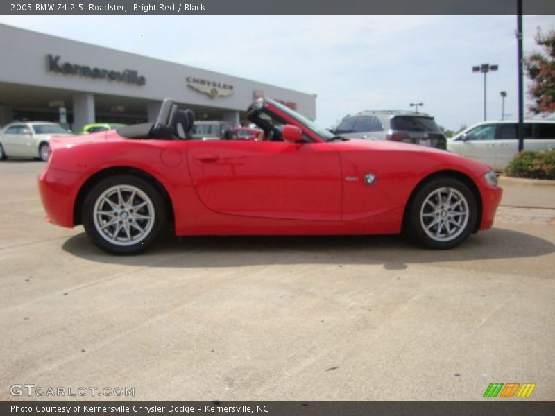 Bright Red / Black 2005 BMW Z4 2.5i Roadster