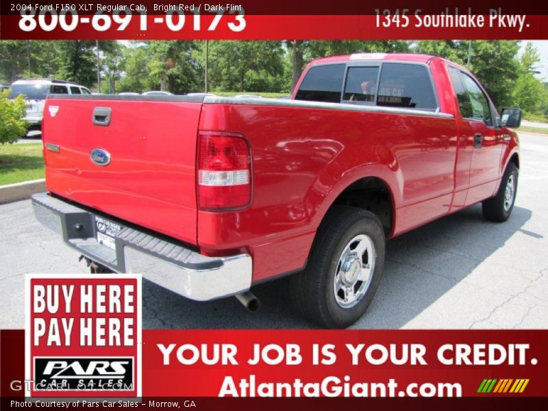 Bright Red / Dark Flint 2004 Ford F150 XLT Regular Cab