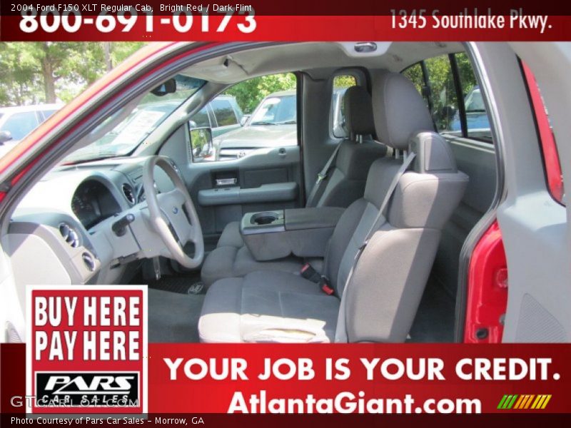 Bright Red / Dark Flint 2004 Ford F150 XLT Regular Cab