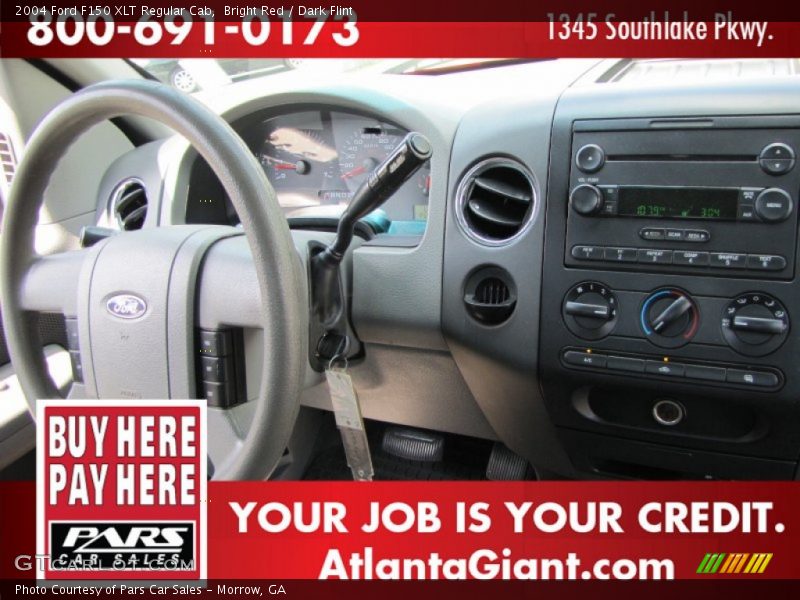 Bright Red / Dark Flint 2004 Ford F150 XLT Regular Cab