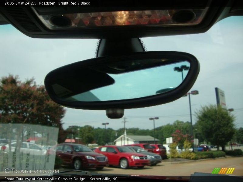 Bright Red / Black 2005 BMW Z4 2.5i Roadster
