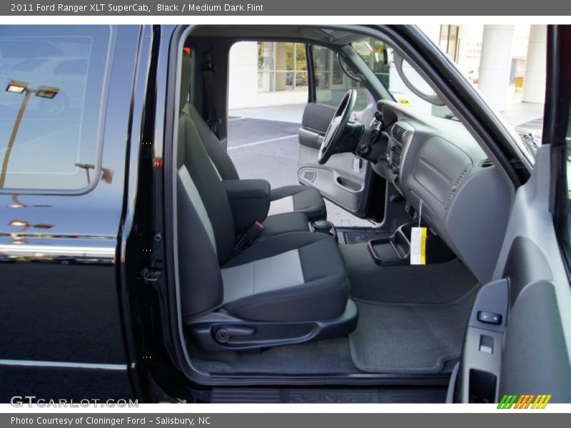  2011 Ranger XLT SuperCab Medium Dark Flint Interior