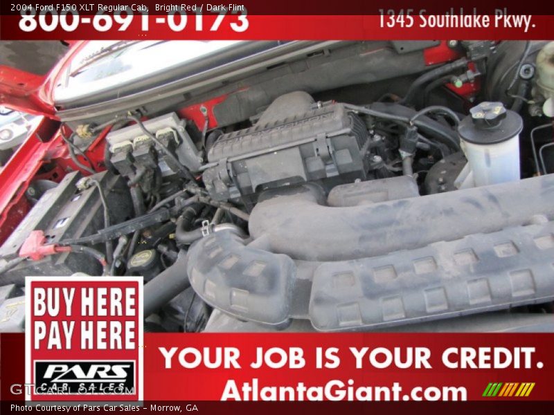 Bright Red / Dark Flint 2004 Ford F150 XLT Regular Cab