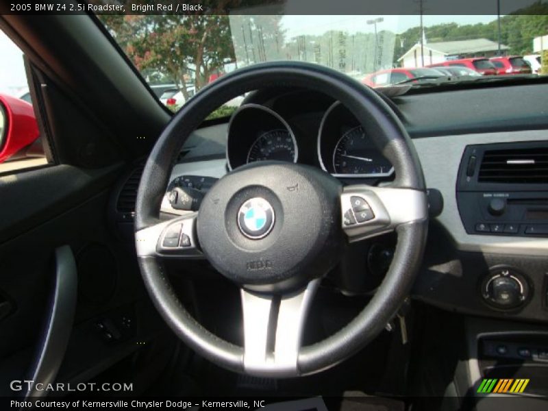 Bright Red / Black 2005 BMW Z4 2.5i Roadster
