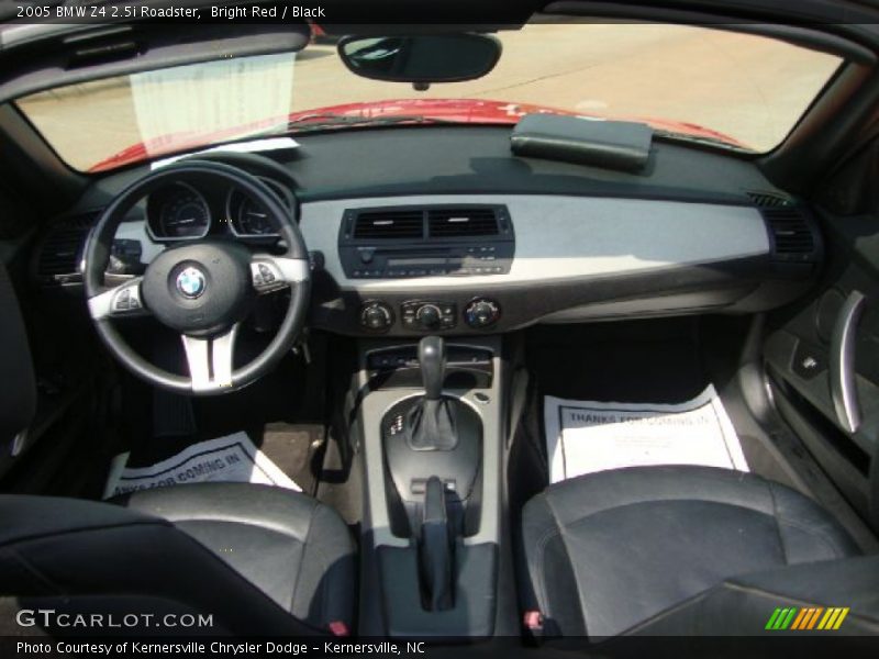 Bright Red / Black 2005 BMW Z4 2.5i Roadster