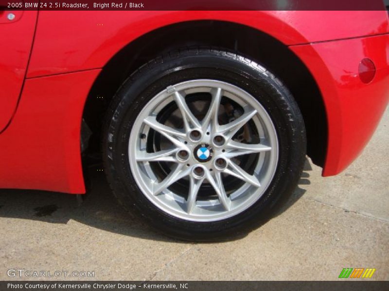 Bright Red / Black 2005 BMW Z4 2.5i Roadster