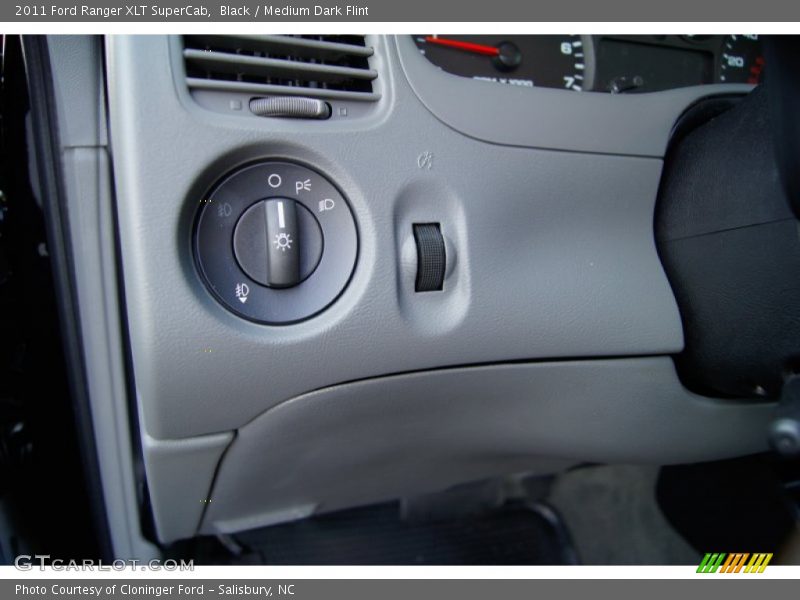 Black / Medium Dark Flint 2011 Ford Ranger XLT SuperCab