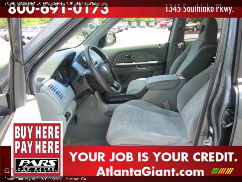 Sage Brush Pearl / Gray 2004 Honda Pilot EX 4WD
