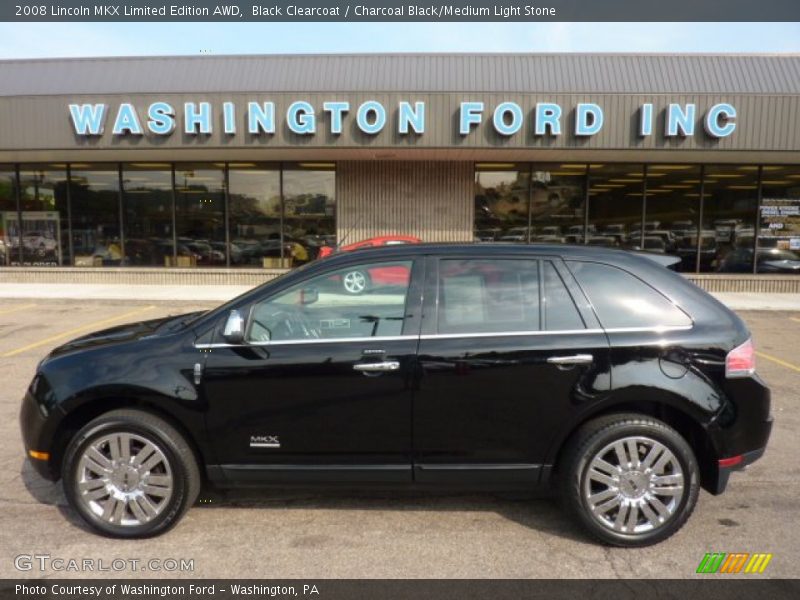 Black Clearcoat / Charcoal Black/Medium Light Stone 2008 Lincoln MKX Limited Edition AWD