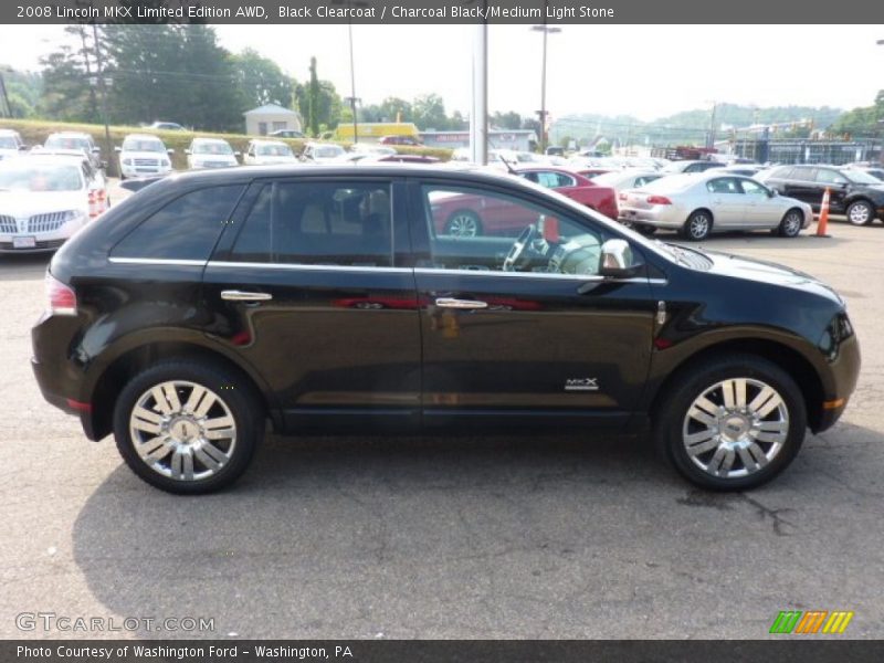 Black Clearcoat / Charcoal Black/Medium Light Stone 2008 Lincoln MKX Limited Edition AWD