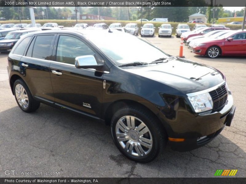 Black Clearcoat / Charcoal Black/Medium Light Stone 2008 Lincoln MKX Limited Edition AWD