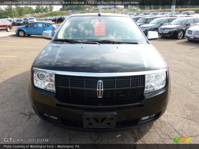 Black Clearcoat / Charcoal Black/Medium Light Stone 2008 Lincoln MKX Limited Edition AWD