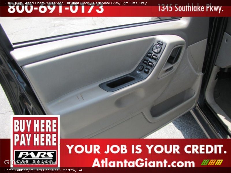 Brilliant Black / Dark Slate Gray/Light Slate Gray 2003 Jeep Grand Cherokee Laredo