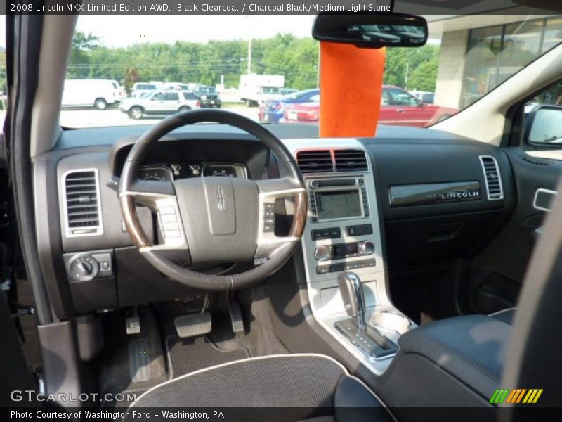 Black Clearcoat / Charcoal Black/Medium Light Stone 2008 Lincoln MKX Limited Edition AWD