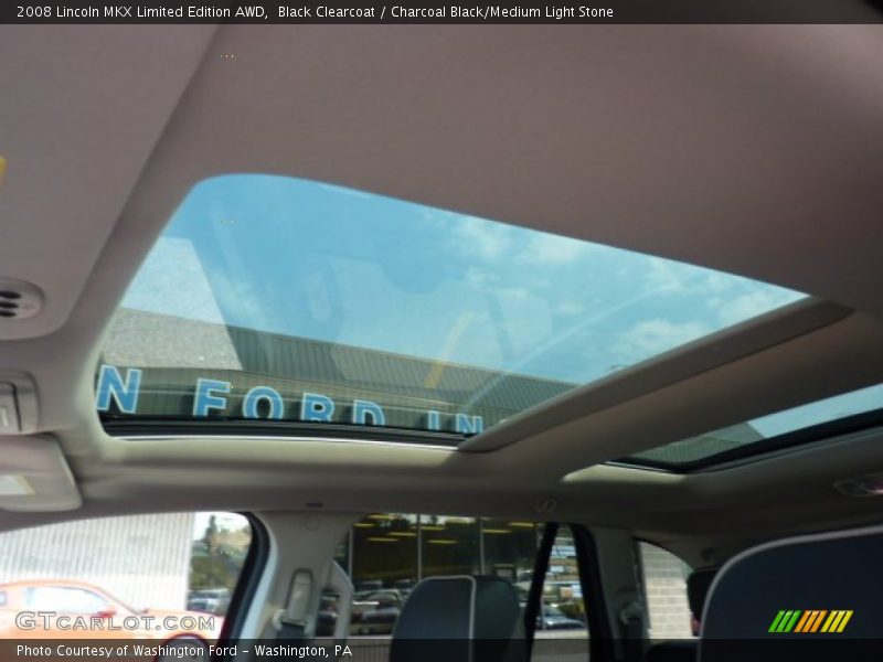 Black Clearcoat / Charcoal Black/Medium Light Stone 2008 Lincoln MKX Limited Edition AWD