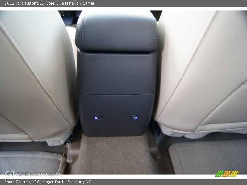 Steel Blue Metallic / Camel 2012 Ford Fusion SEL