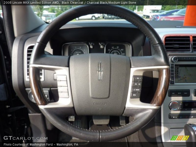 Black Clearcoat / Charcoal Black/Medium Light Stone 2008 Lincoln MKX Limited Edition AWD