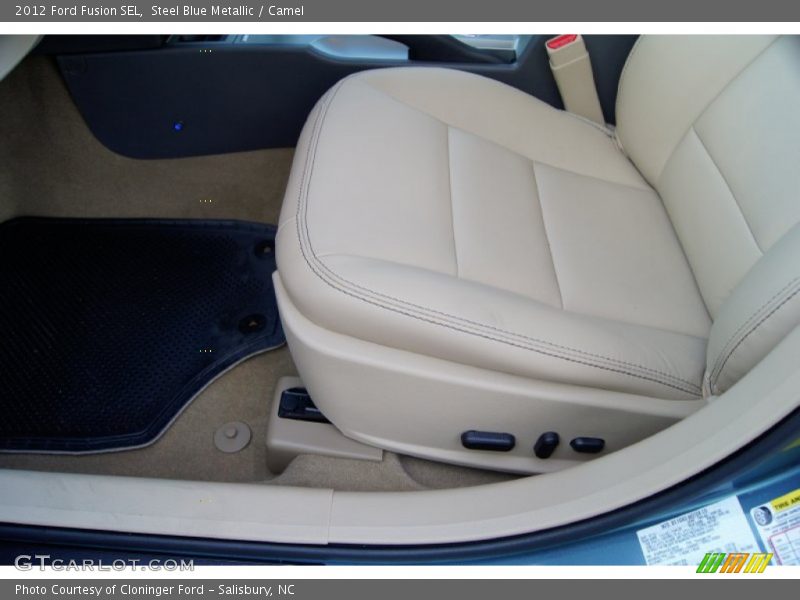 Steel Blue Metallic / Camel 2012 Ford Fusion SEL