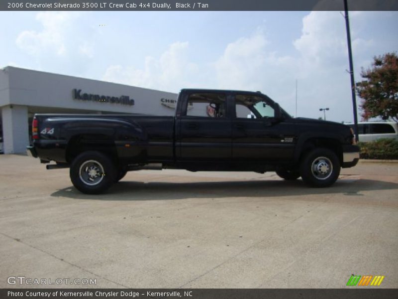 Black / Tan 2006 Chevrolet Silverado 3500 LT Crew Cab 4x4 Dually