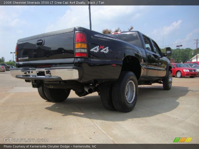 Black / Tan 2006 Chevrolet Silverado 3500 LT Crew Cab 4x4 Dually