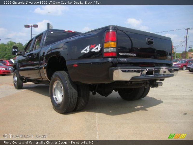 Black / Tan 2006 Chevrolet Silverado 3500 LT Crew Cab 4x4 Dually