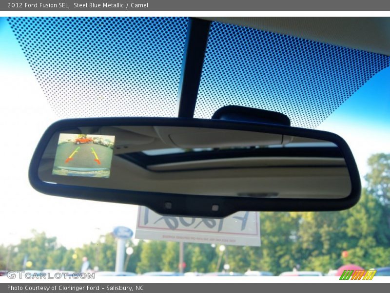 Steel Blue Metallic / Camel 2012 Ford Fusion SEL