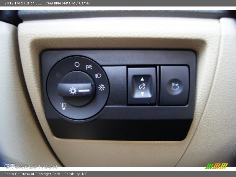 Steel Blue Metallic / Camel 2012 Ford Fusion SEL