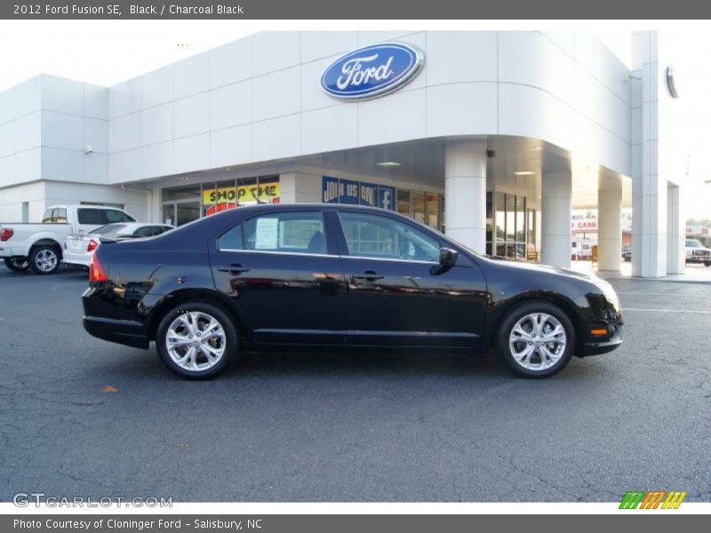 Black / Charcoal Black 2012 Ford Fusion SE