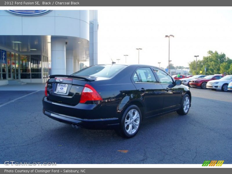 Black / Charcoal Black 2012 Ford Fusion SE