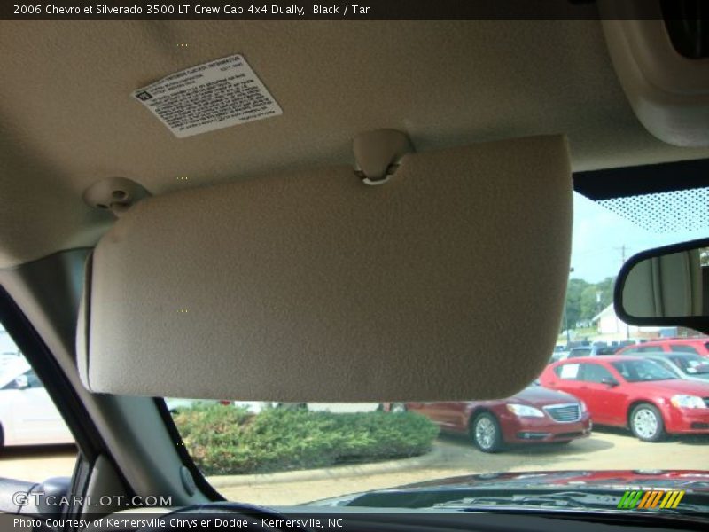 Black / Tan 2006 Chevrolet Silverado 3500 LT Crew Cab 4x4 Dually