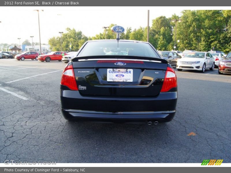 Black / Charcoal Black 2012 Ford Fusion SE