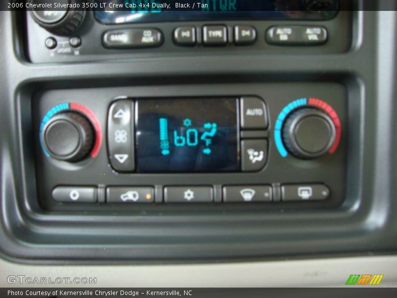 Black / Tan 2006 Chevrolet Silverado 3500 LT Crew Cab 4x4 Dually