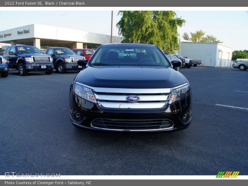 Black / Charcoal Black 2012 Ford Fusion SE