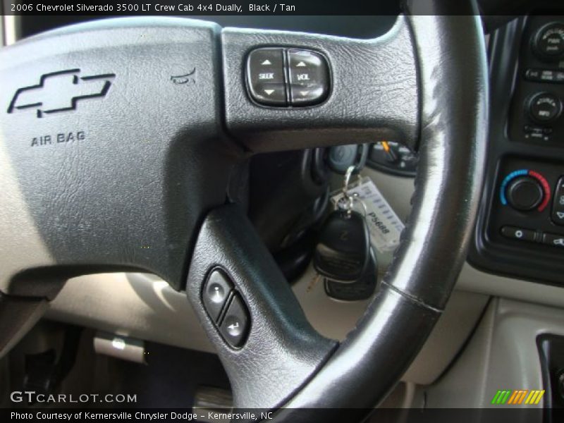 Black / Tan 2006 Chevrolet Silverado 3500 LT Crew Cab 4x4 Dually