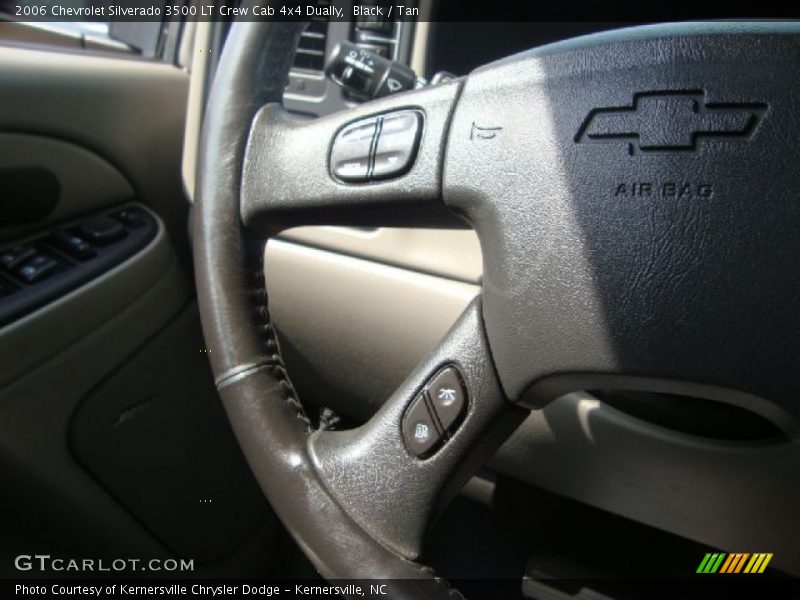 Black / Tan 2006 Chevrolet Silverado 3500 LT Crew Cab 4x4 Dually