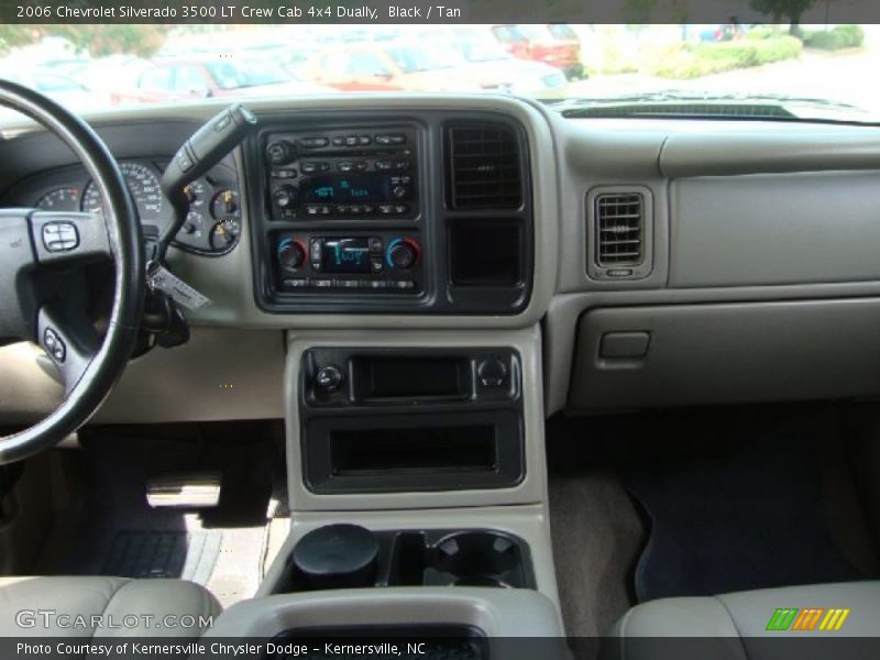 Black / Tan 2006 Chevrolet Silverado 3500 LT Crew Cab 4x4 Dually